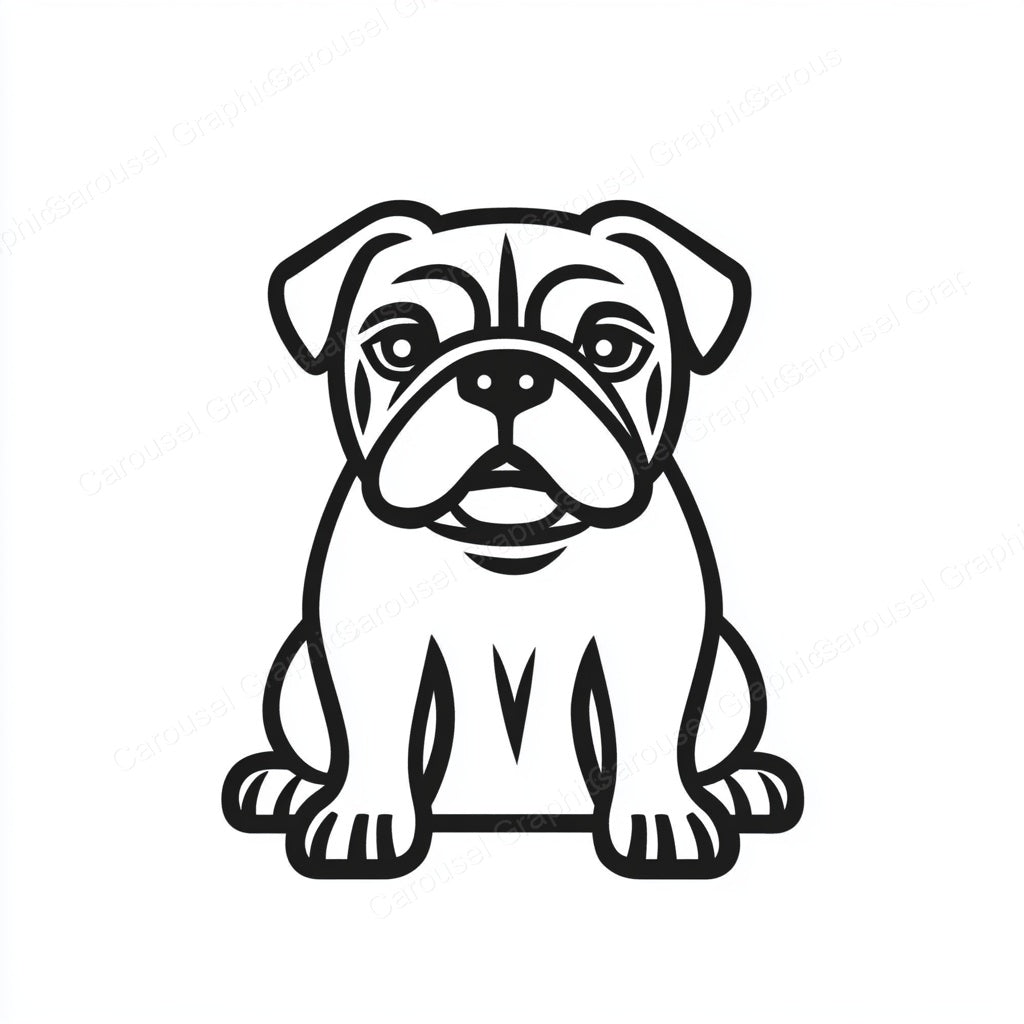 Bulldog Vector Graphic preview