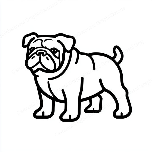 Bulldog Vector Graphic preview