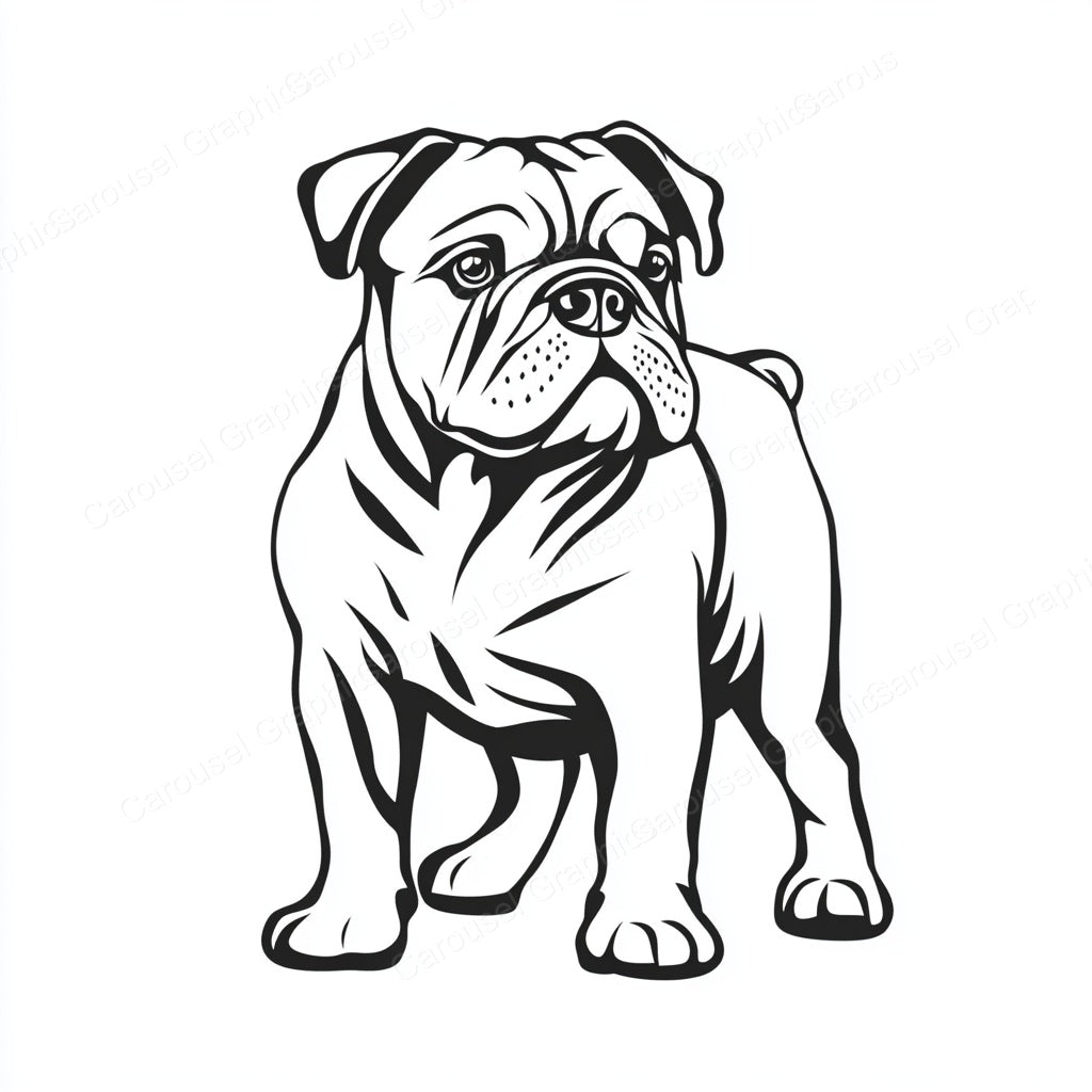 Bulldog Vector Graphic preview