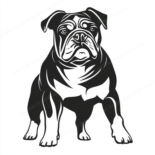 Bulldog Vector Graphic preview