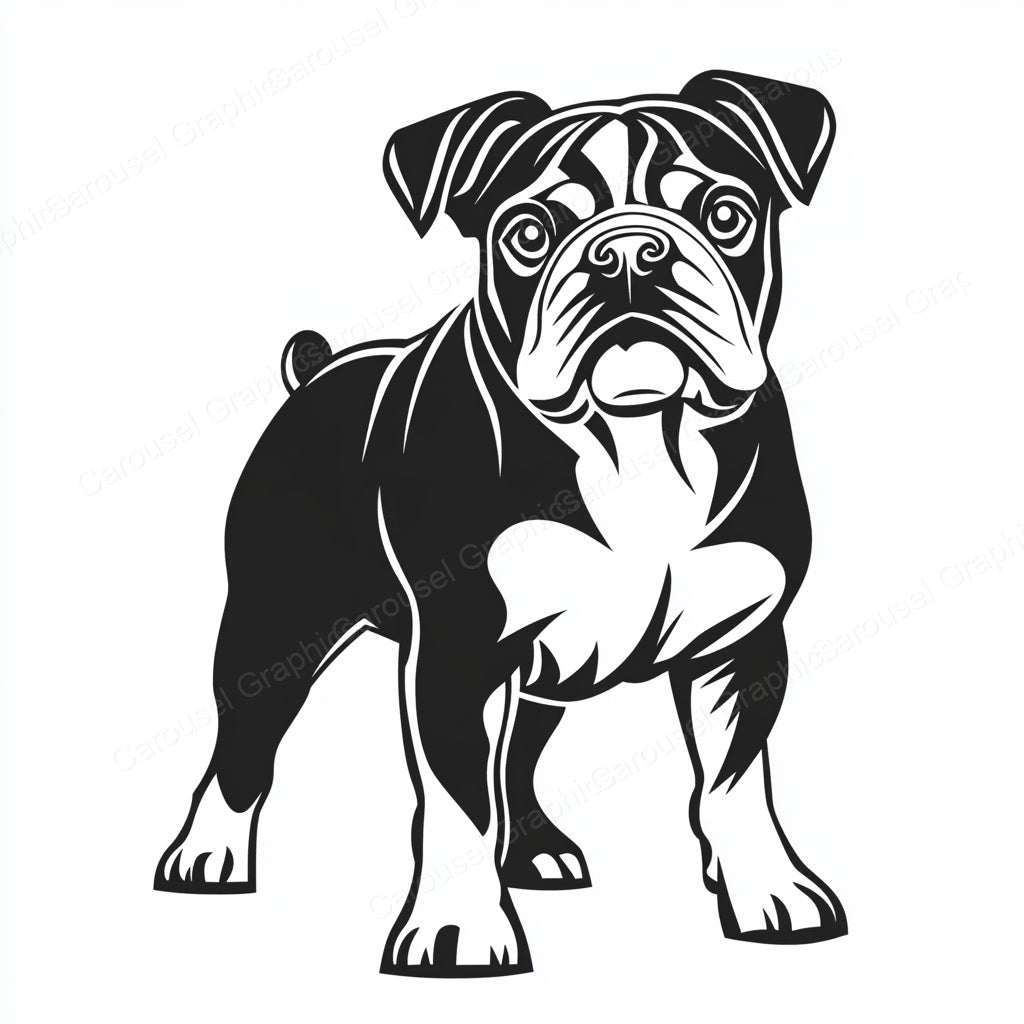 Bulldog Vector Graphic preview