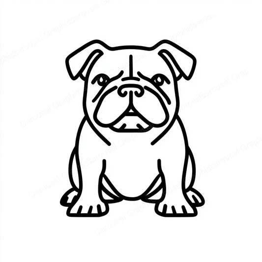 Bulldog Vector Graphic preview