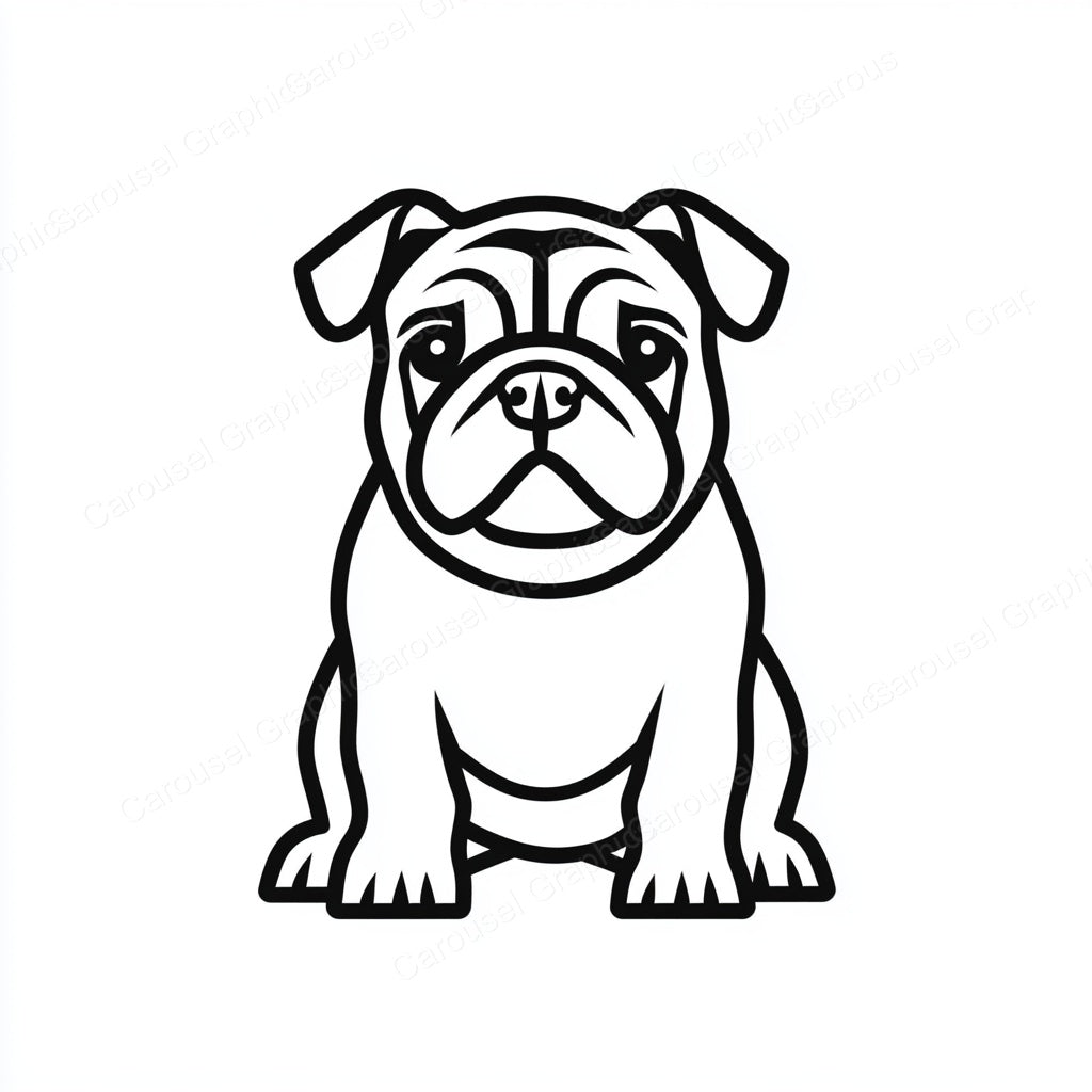 Bulldog Vector Graphic preview