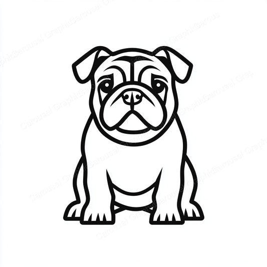 Bulldog Vector Graphic preview