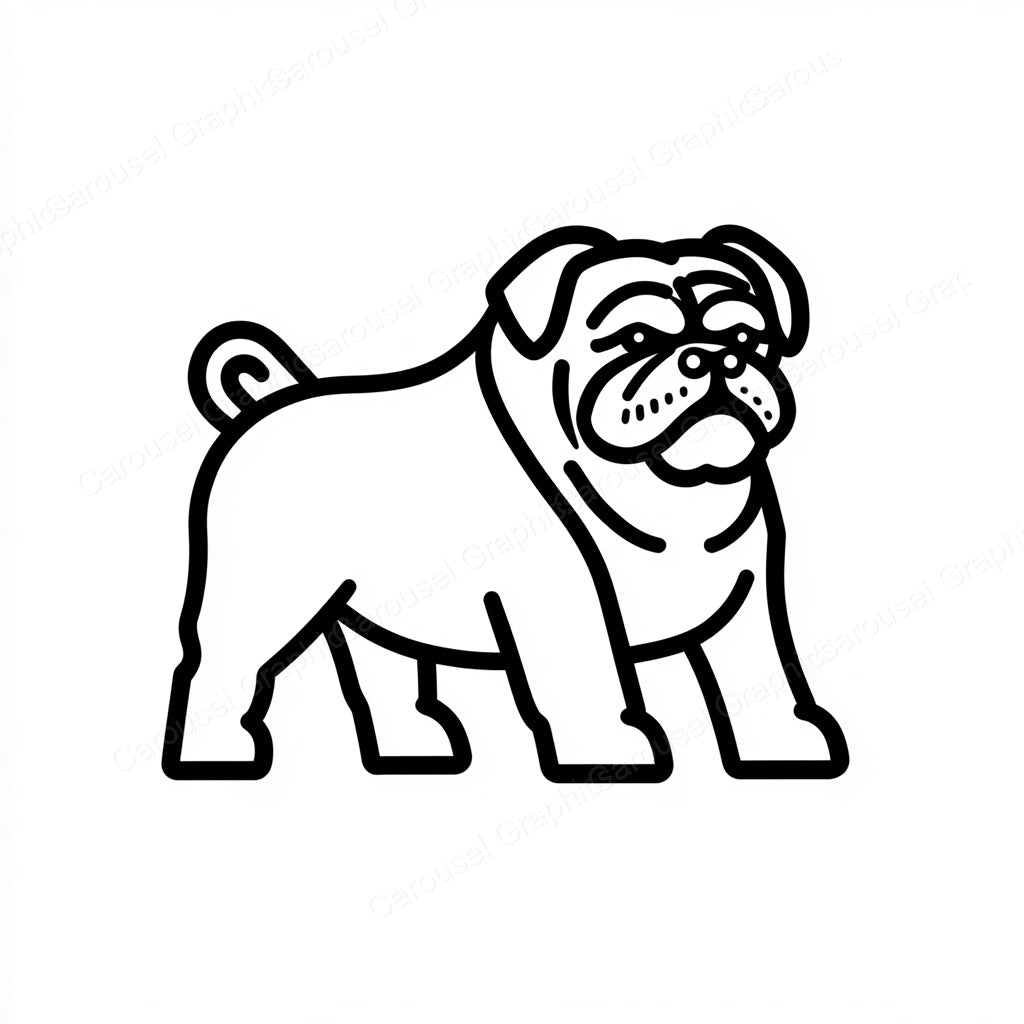 Bulldog Vector Graphic preview