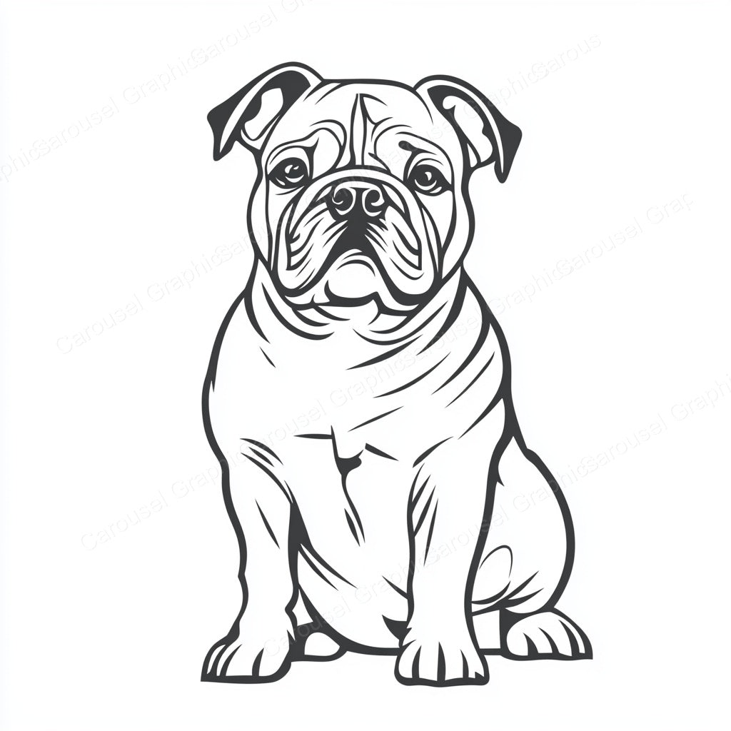 Bulldog Vector Graphic preview