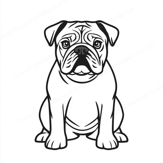 Bulldog Vector Graphic preview