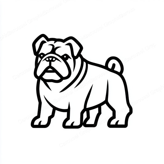 Bulldog Vector Graphic preview