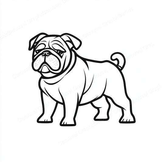 Bulldog Vector Graphic preview