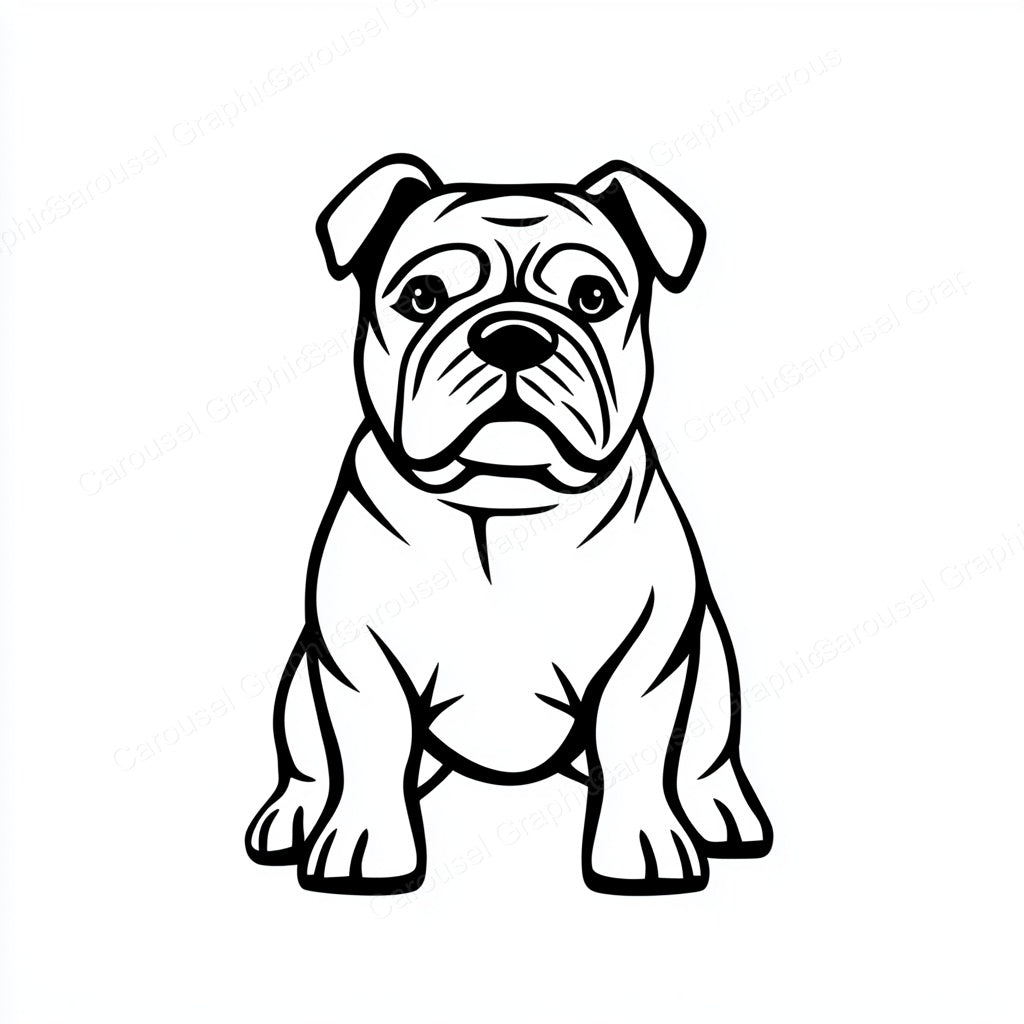 Bulldog Vector Graphic preview