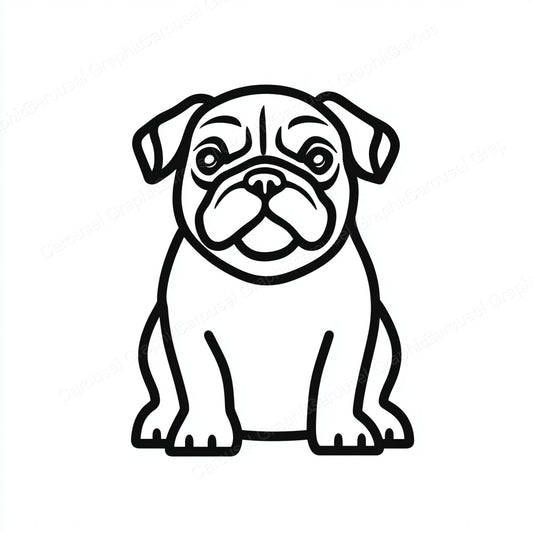 Bulldog Vector Graphic preview