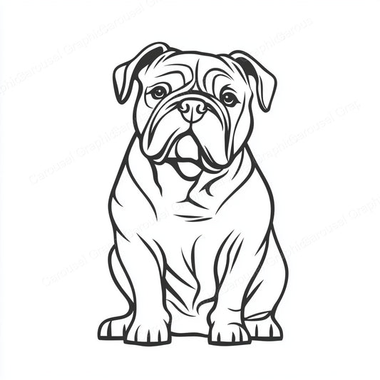 Bulldog Vector Graphic preview