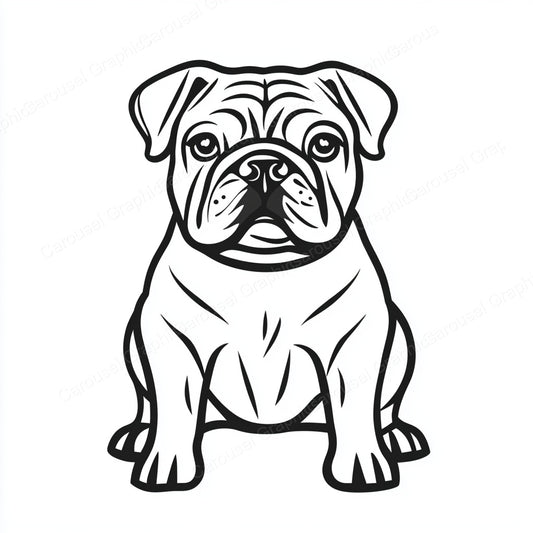 Bulldog Vector Graphic preview