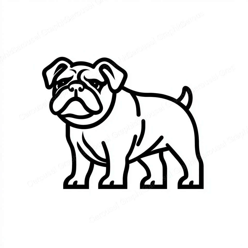 Bulldog Vector Graphic preview
