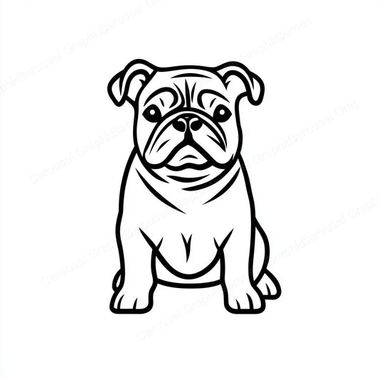 Bulldog Vector Graphic preview