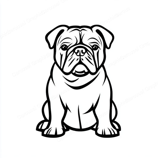 Bulldog Vector Graphic preview