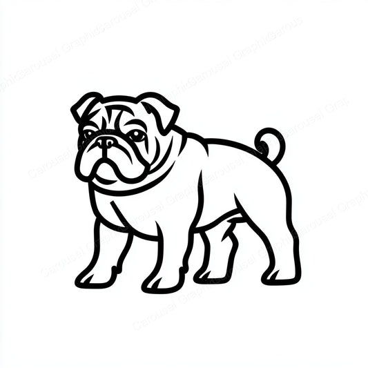 Bulldog Vector Graphic preview