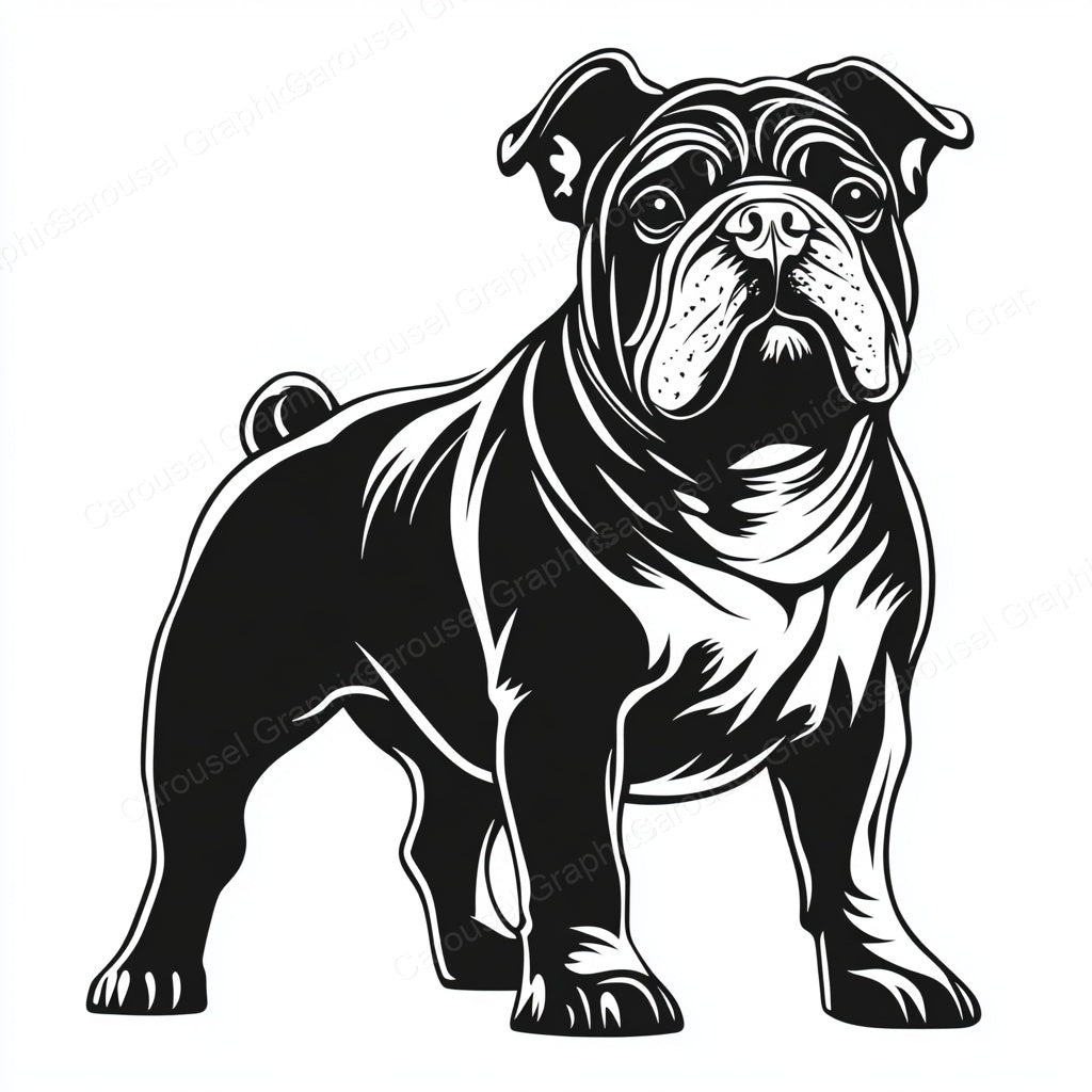 Bulldog Vector Graphic preview