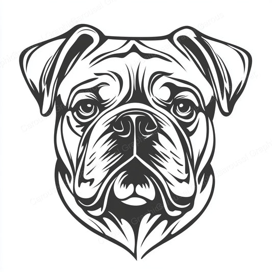 Bulldog Vector Graphic preview
