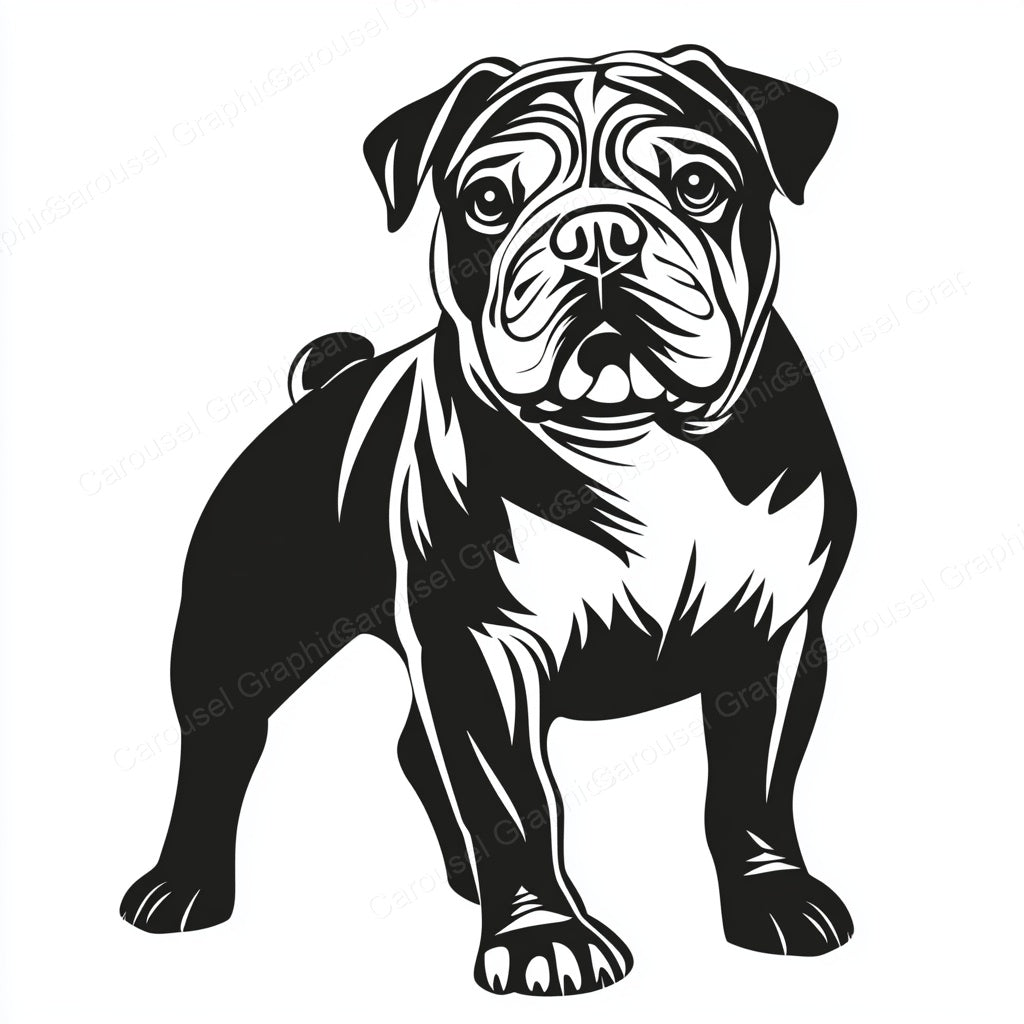 Bulldog Vector Graphic preview