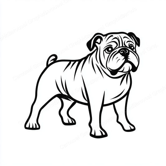 Bulldog Vector Graphic preview