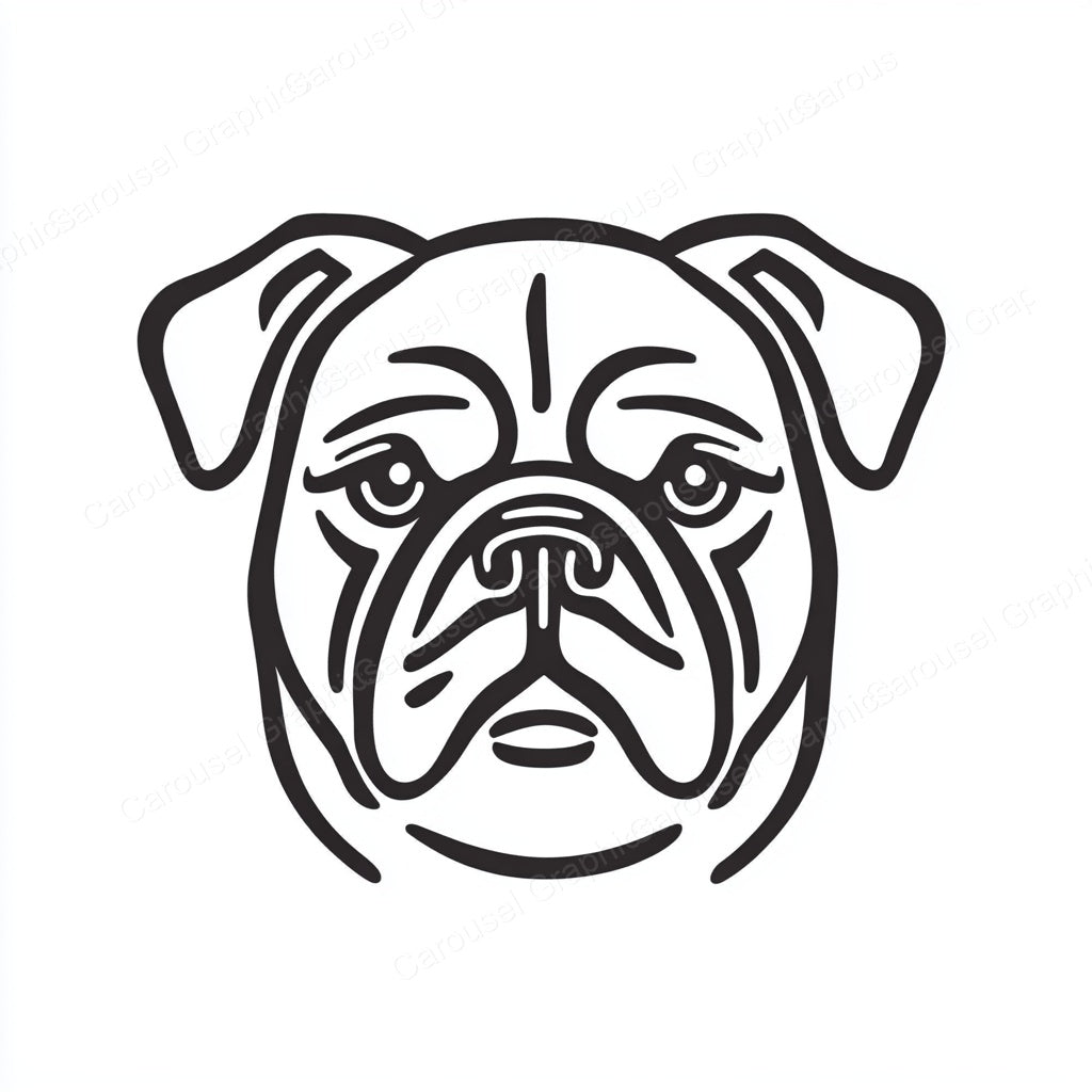 Bulldog Vector Graphic preview