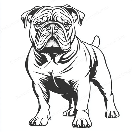 Bulldog Vector Graphic preview