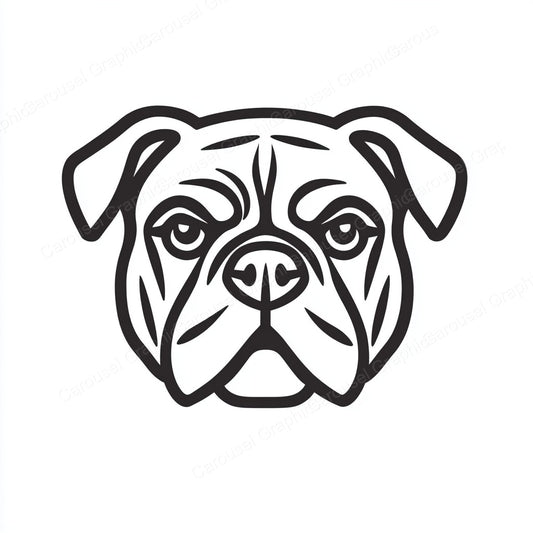 Bulldog Vector Graphic preview
