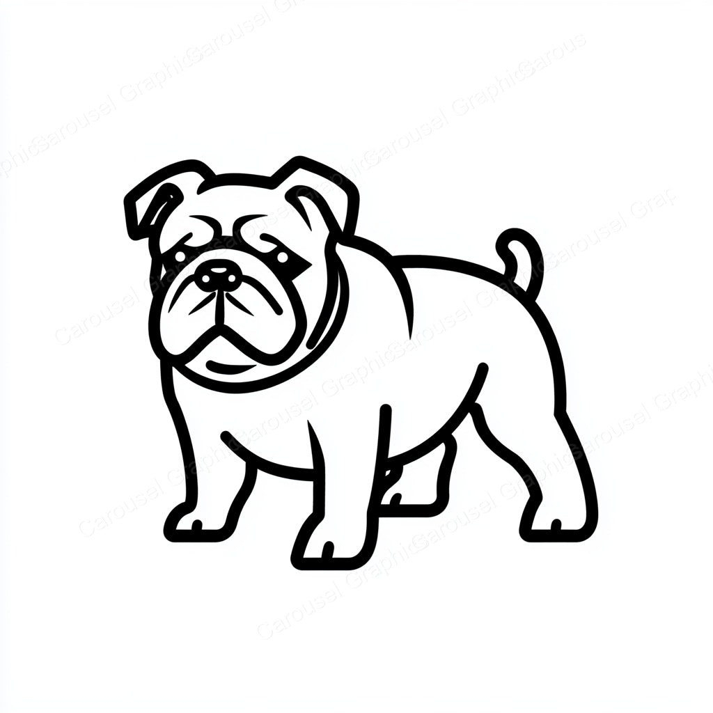Bulldog Vector Graphic preview
