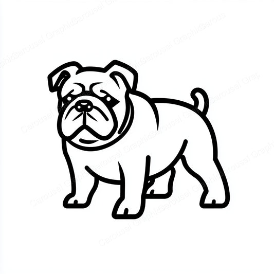 Bulldog Vector Graphic preview