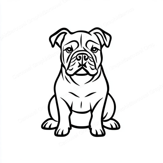 Bulldog Vector Graphic preview
