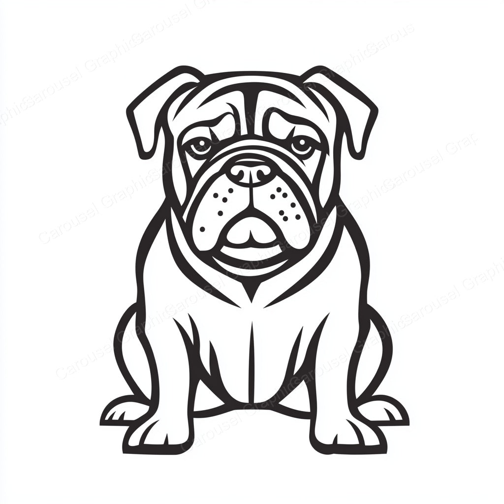 Bulldog Vector Graphic preview