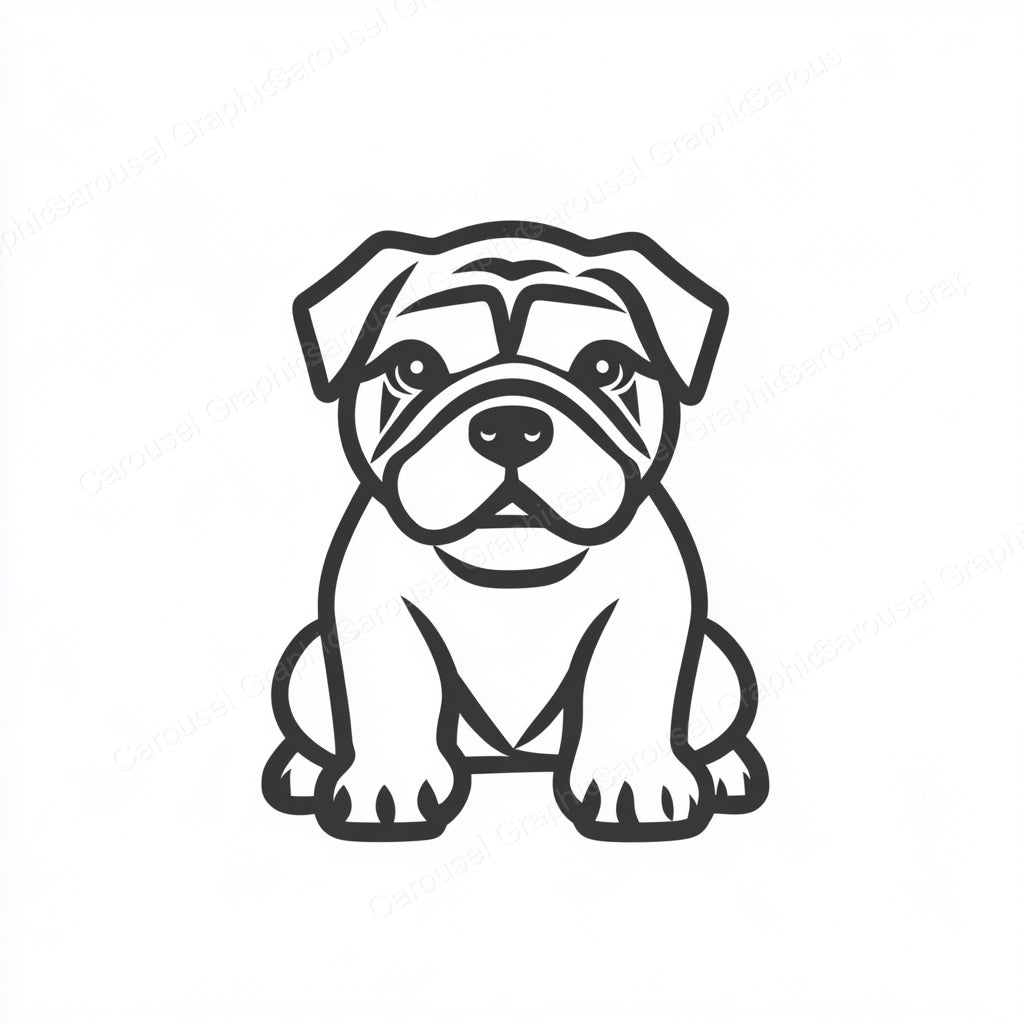 Bulldog Vector Graphic preview