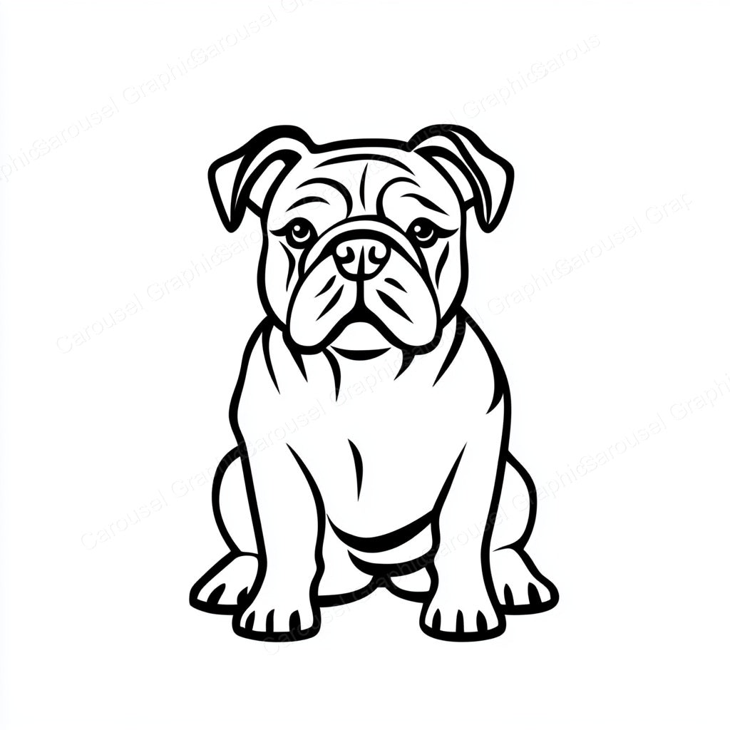 Bulldog Vector Graphic preview