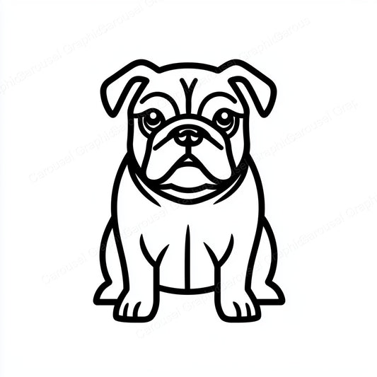 Bulldog Vector Graphic preview