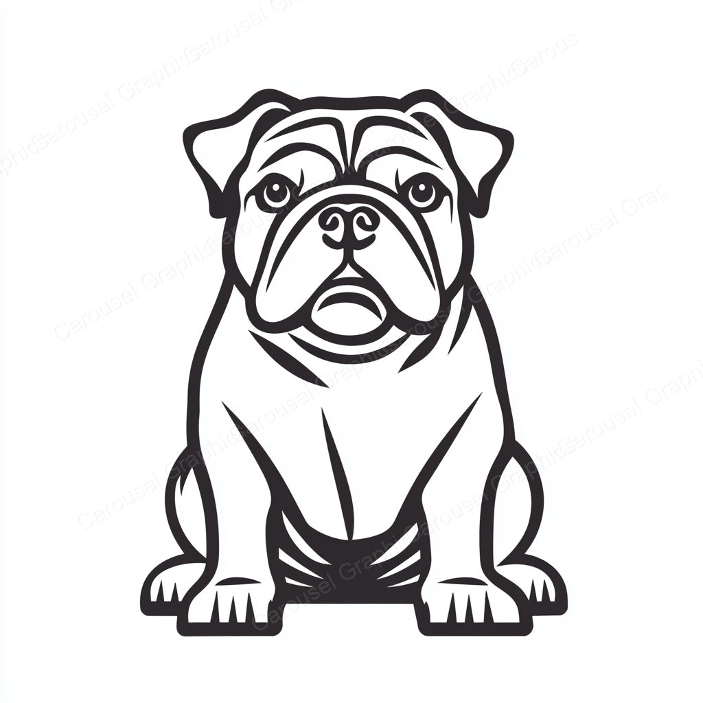 Bulldog Vector Graphic preview