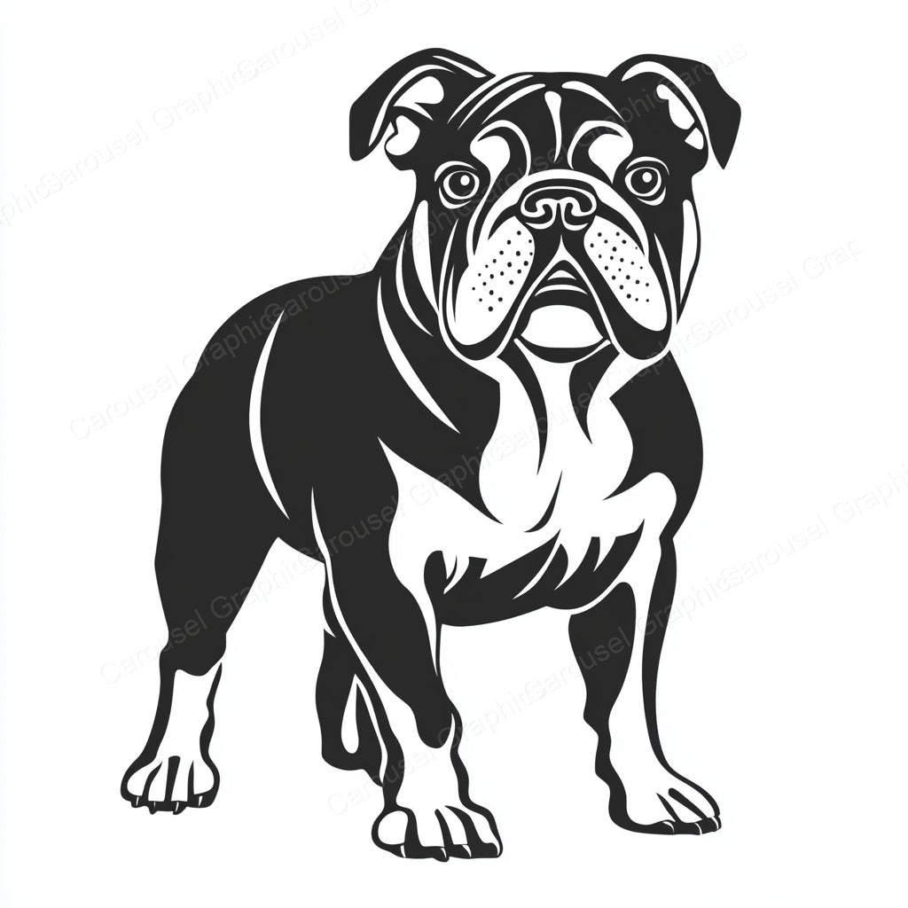 Bulldog Vector Graphic preview