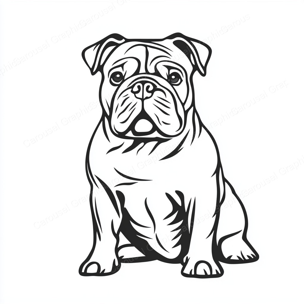 Bulldog Vector Graphic preview