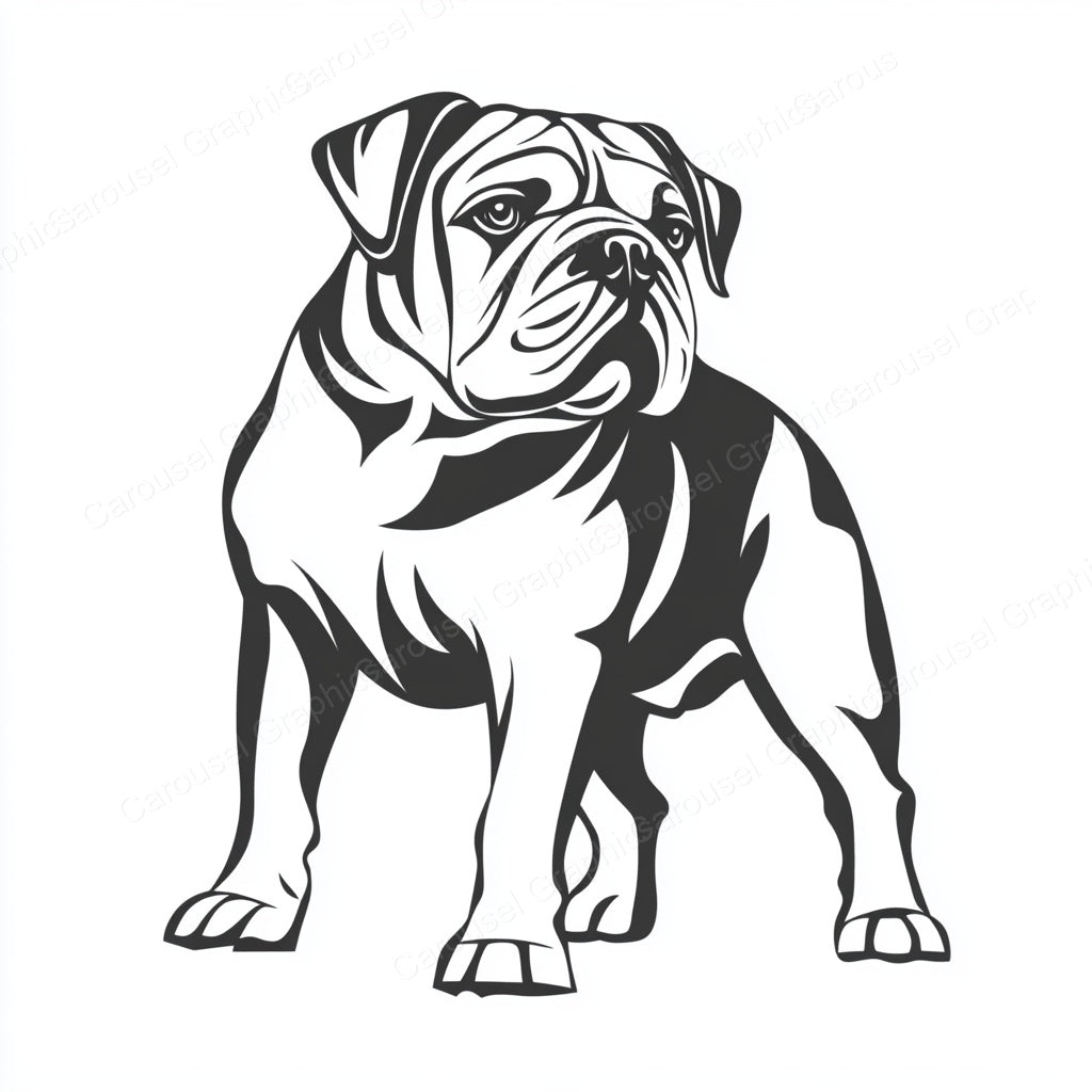Bulldog Vector Graphic preview