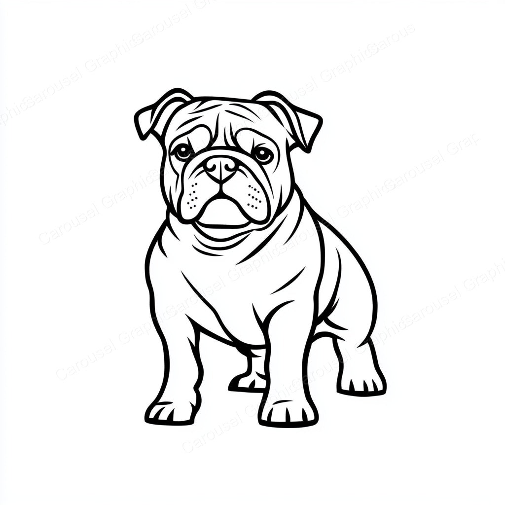 Bulldog Vector Graphic preview