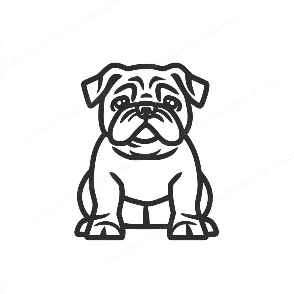 Bulldog Vector Graphic preview
