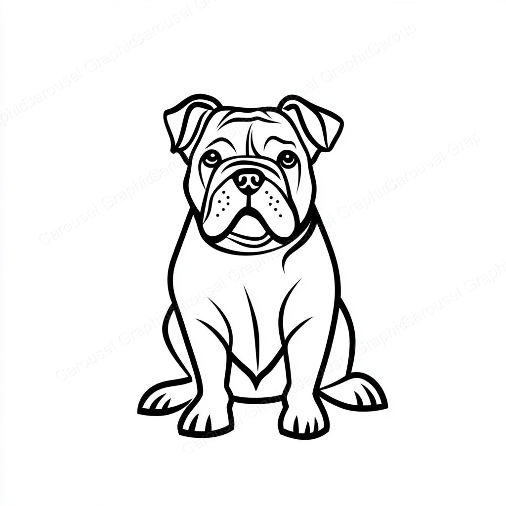 Bulldog Vector Graphic preview
