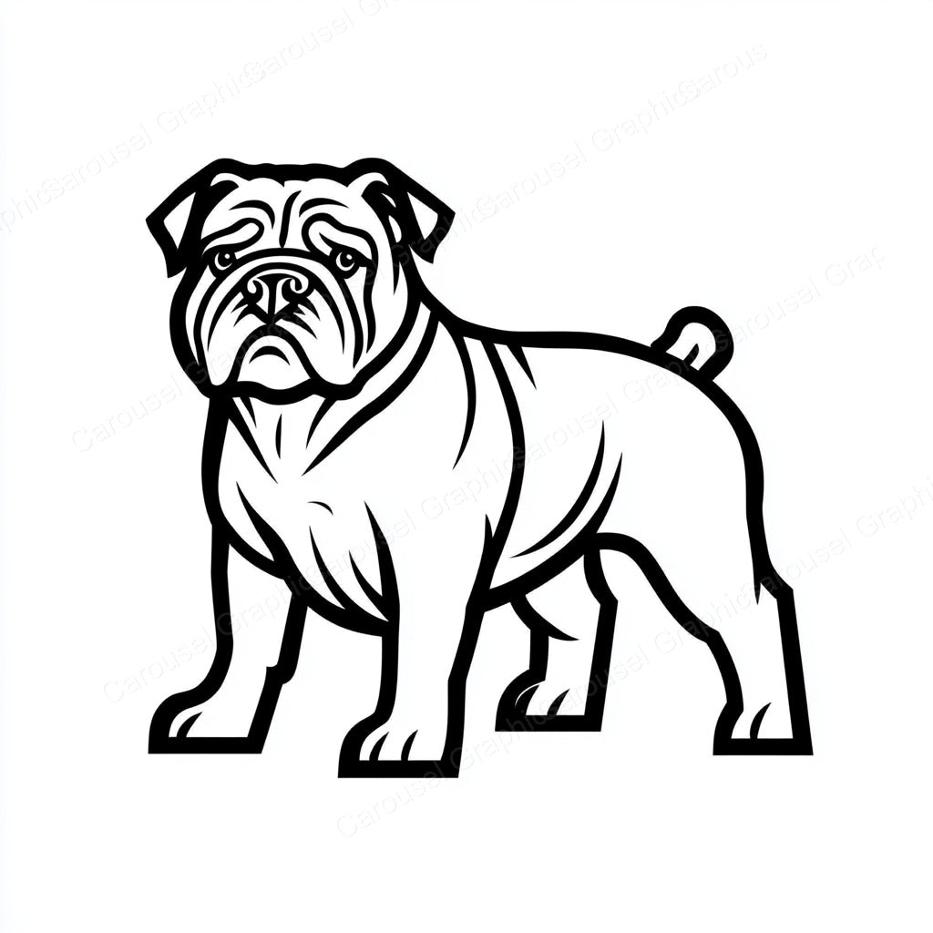 Bulldog Vector Graphic preview
