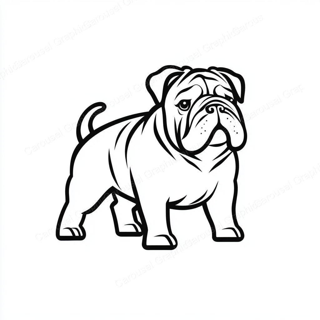 Bulldog Vector Graphic preview
