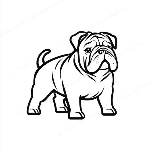 Bulldog Vector Graphic preview