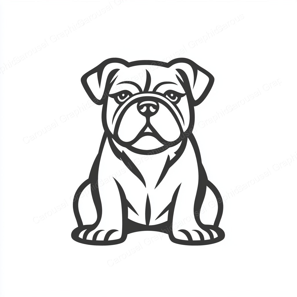 Bulldog Vector Graphic preview