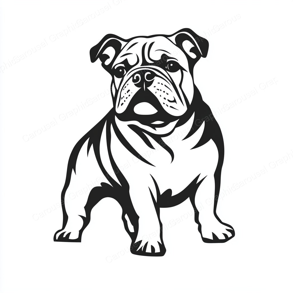 Bulldog Vector Graphic preview