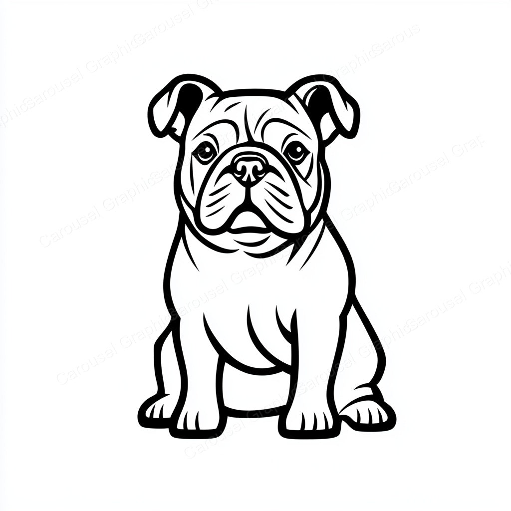 Bulldog Vector Graphic preview