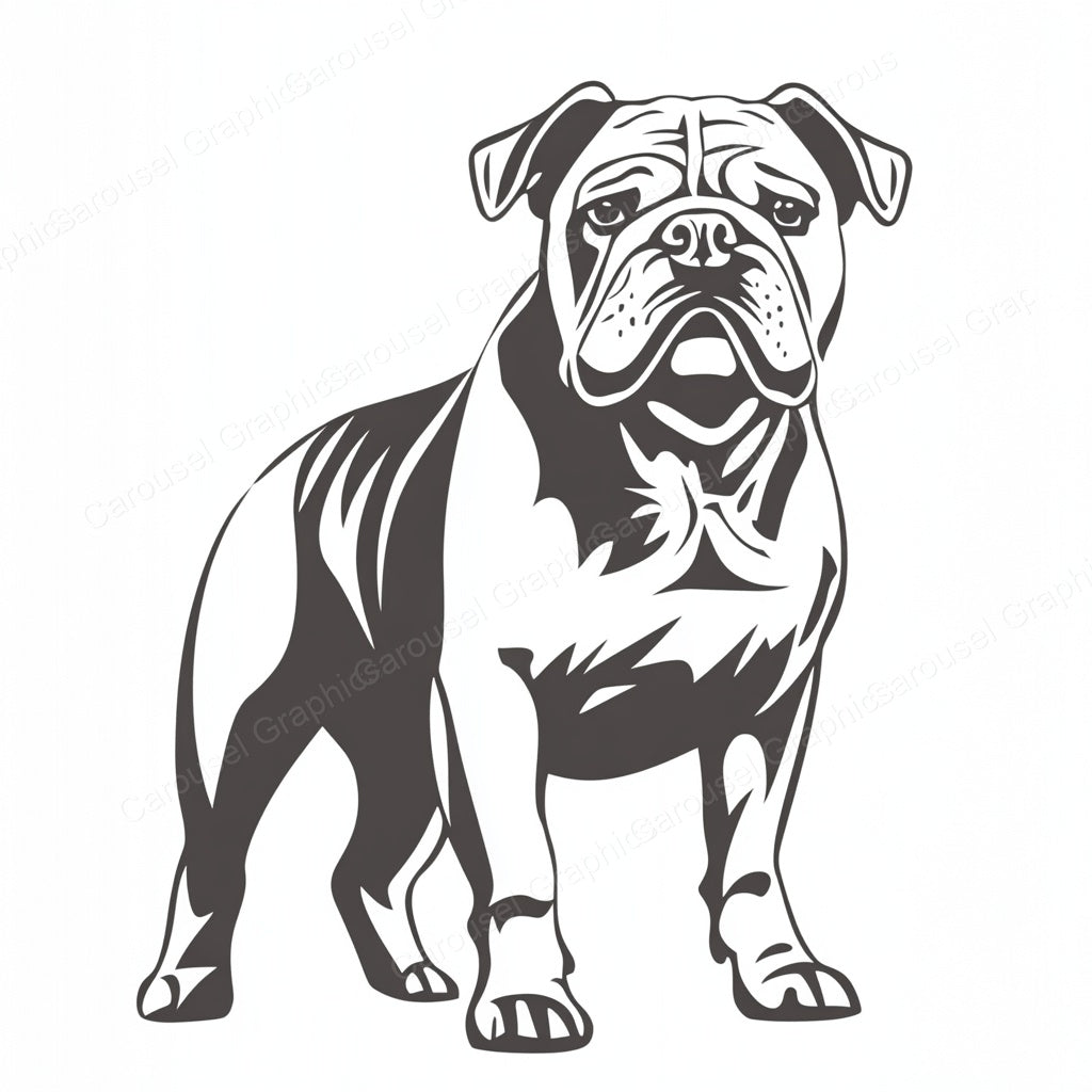 Bulldog Vector Graphic preview