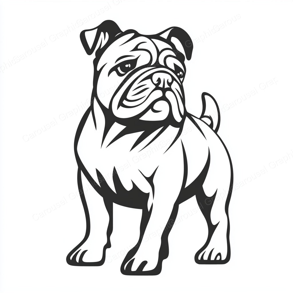Bulldog Vector Graphic preview